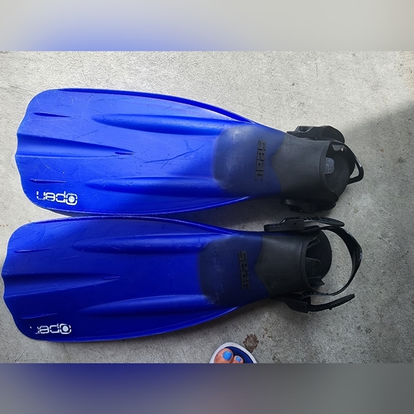 SEAC Open Scuba Fins set of 2 - Picture 2 of 3